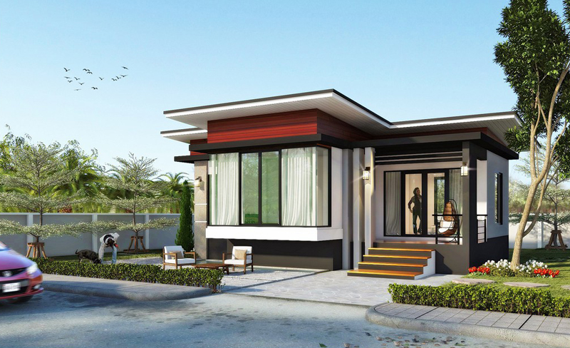 Desain Rumah Minimalis 2 Kamar Modern