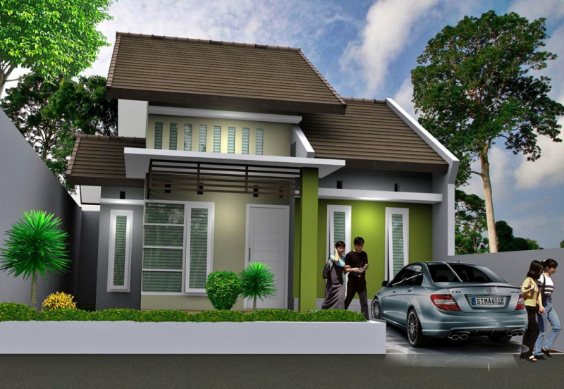 Contoh Gambar Desain Rumah Minimalis Sederhana