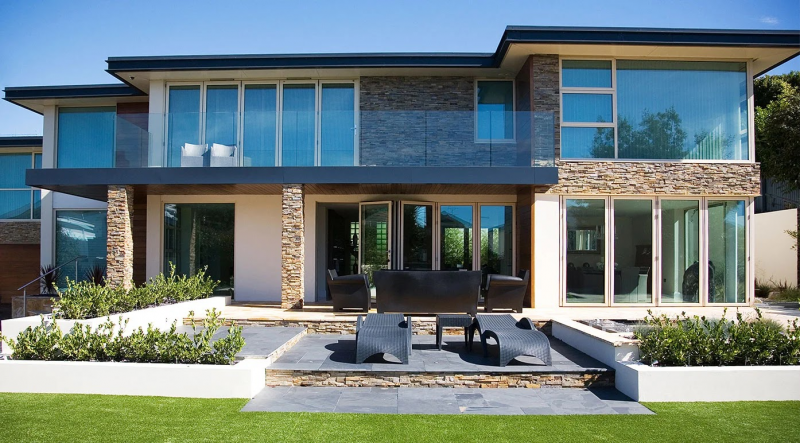 Rumah Minimalis Dengan Bebatuan