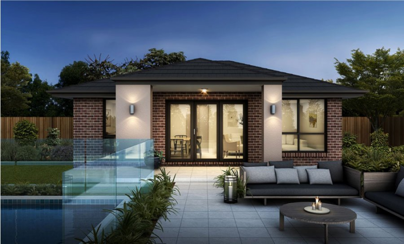 Desain Rumah Minimalis Famili Room Outdoor