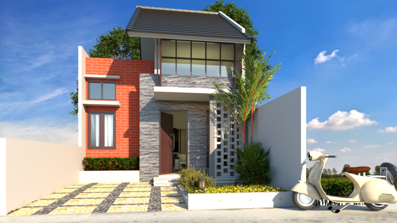 Contoh Desain Rumah Minimalis 2 Lantai Sederhana