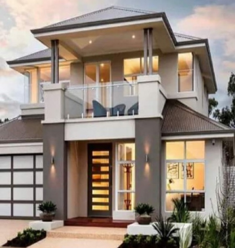 Desain Rumah Minimalis 2 Lantai Super Mewah