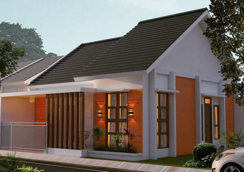 Contoh Gambar Desain Rumah Minimalis Tampak Depan
