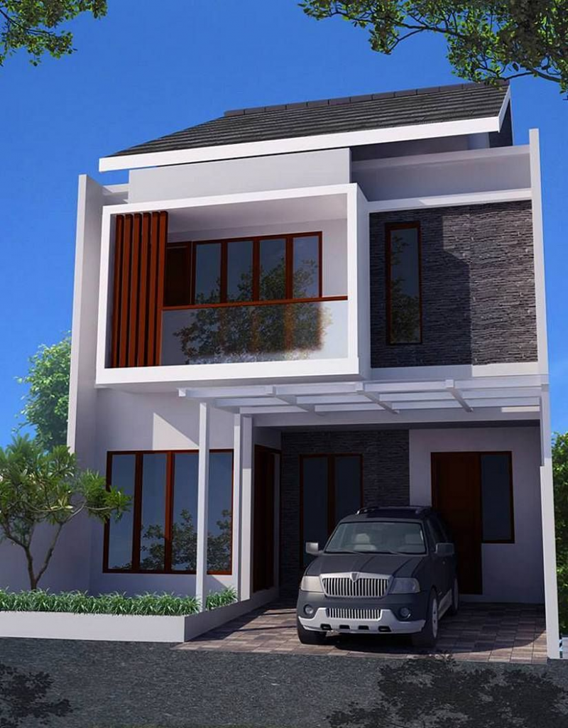 Desain Rumah Minimalis Tampak Depan Minimalis Modern