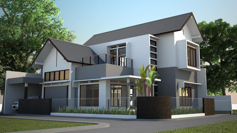 Desain Rumah Minimalis Tampak Depan Model Kekinian