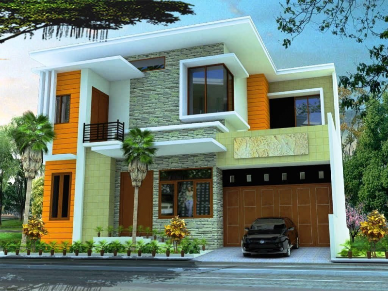Gambaran Desain Rumah Minimalis Tampak Depan