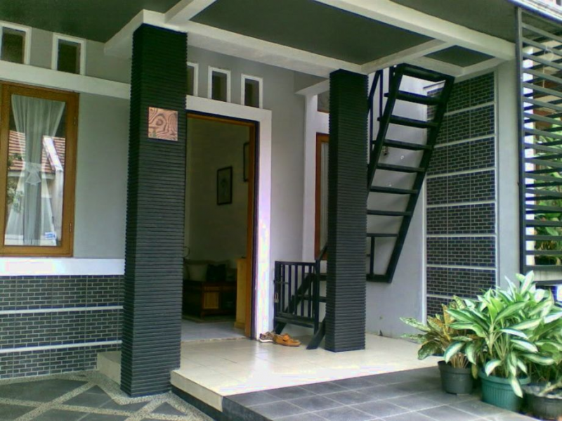 Arsitek Desain Rumah Minimalis Tampak Depan Dengan Batu Alam