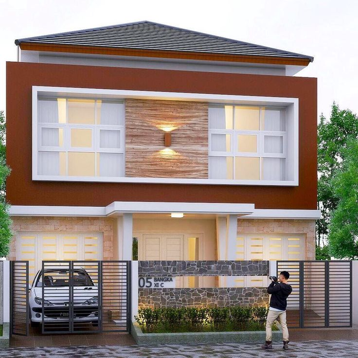 Gambaran Desain Rumah Minimalis Tampak Depan Dengan Batu Alam