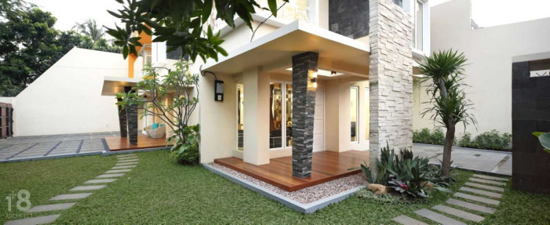 Ide Desain Rumah Minimalis Tampak Depan Dengan Batu Alam