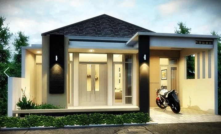 Inspirasi Desain Rumah Minimalis Tampak Depan Dengan Batu Alam