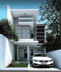 Desain rumah white house