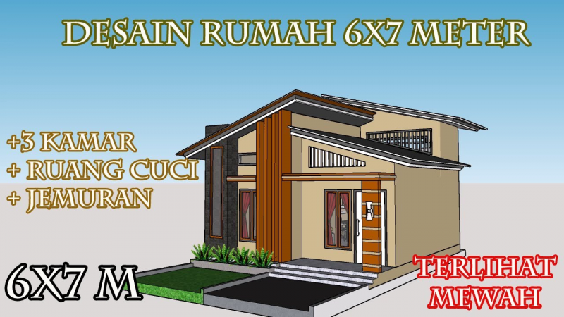 Gambar Desain Rumah Minimalis Ukuran 6x7