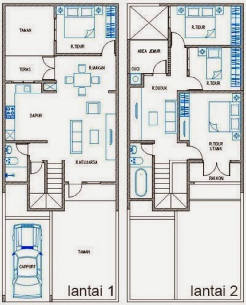 Ide Desain Rumah Minimalis Ukuran 6x7