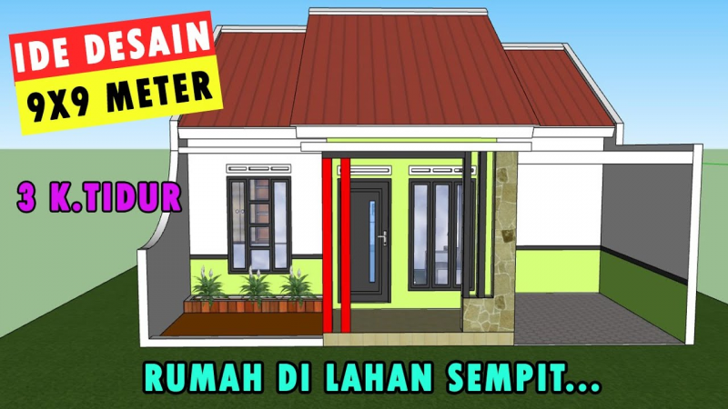 Inspirasi Desain Rumah Minimalis 3 Kamar