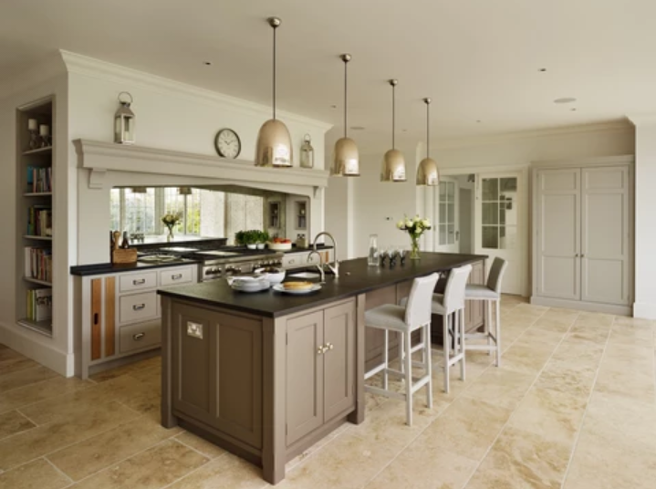 Dekorasi dapur untuk suasana klasik yang praktis