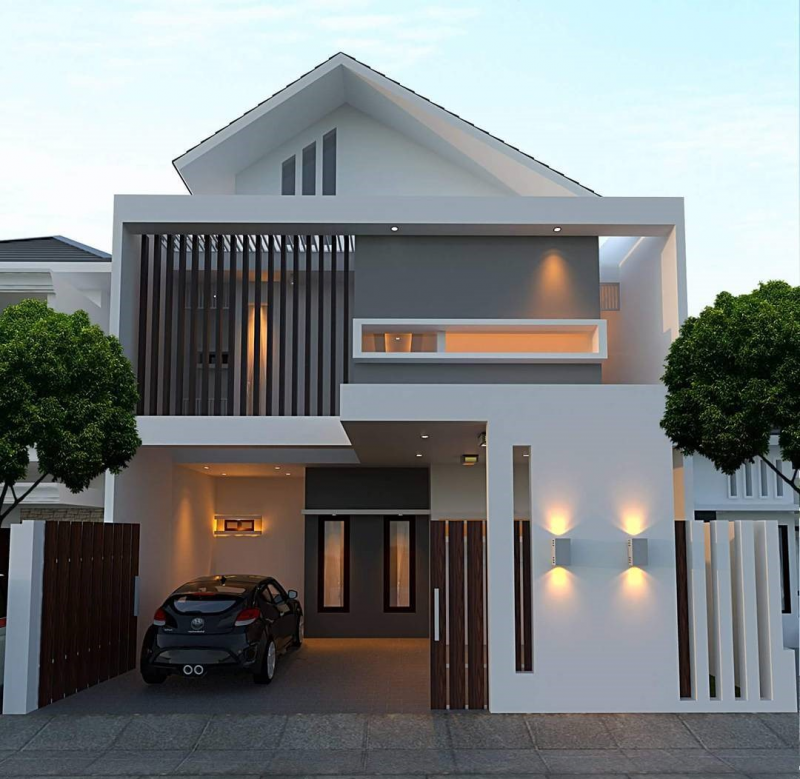 Sketsa Desain Rumah Minimalis Type 45