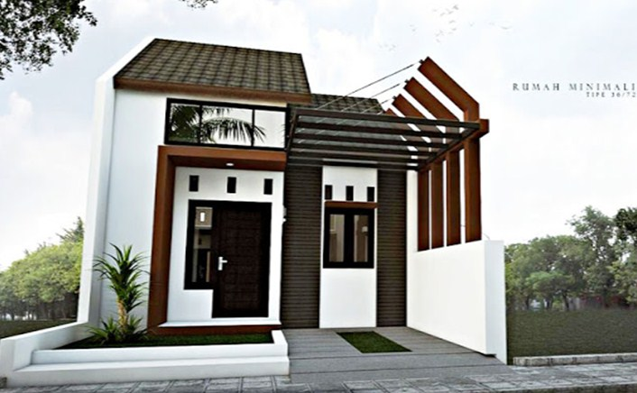 Desain Minimalis Modern Ukuran 7x6