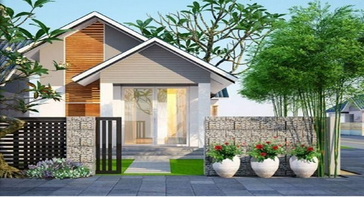 Desain Rumah Minimalis dengan Taman Ukuran 7x6