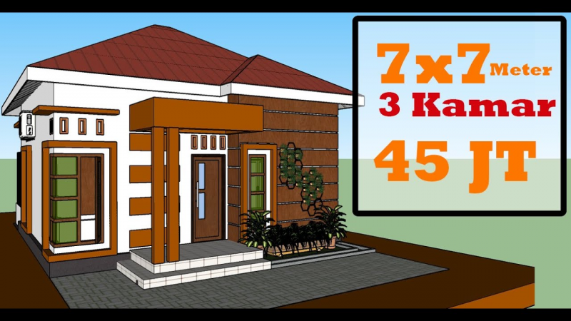 Gambaran Desain Rumah Minimalis Ukuran 7x6