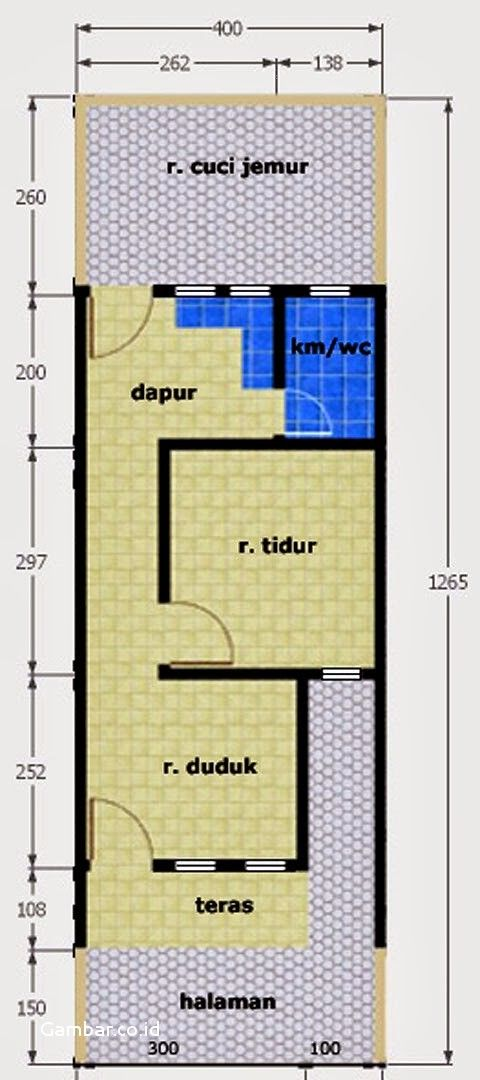 Ide Desain Rumah Petak
