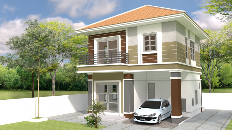 Sketsa Desain Rumah Mungil