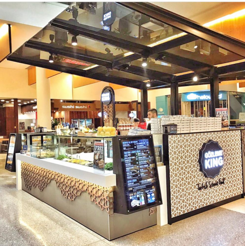 Contoh coffee shop di dalam mal