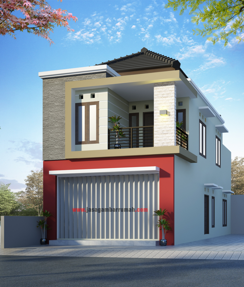 Desain Rumah Plus Toko Minimalis Terkini