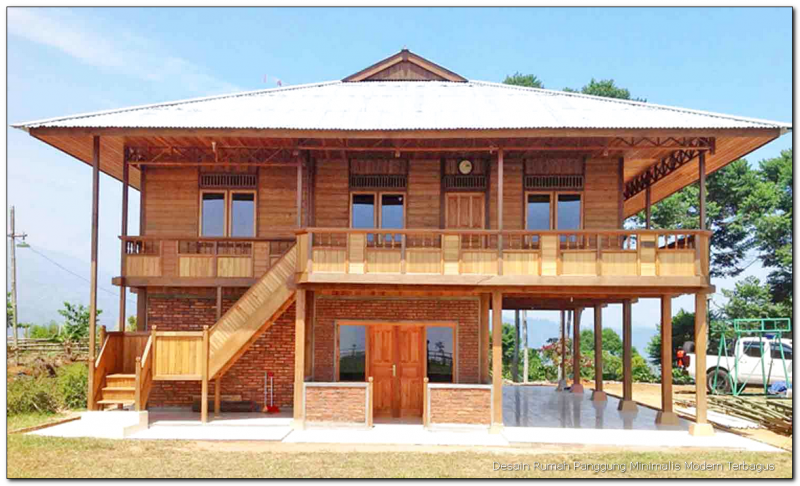 Desain Rumah Panggung Contoh