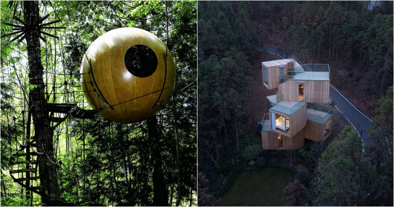 Desain Rumah Pohon Gambar