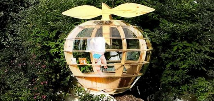 Desain Rumah Pohon Dengan Desain Yang Besar