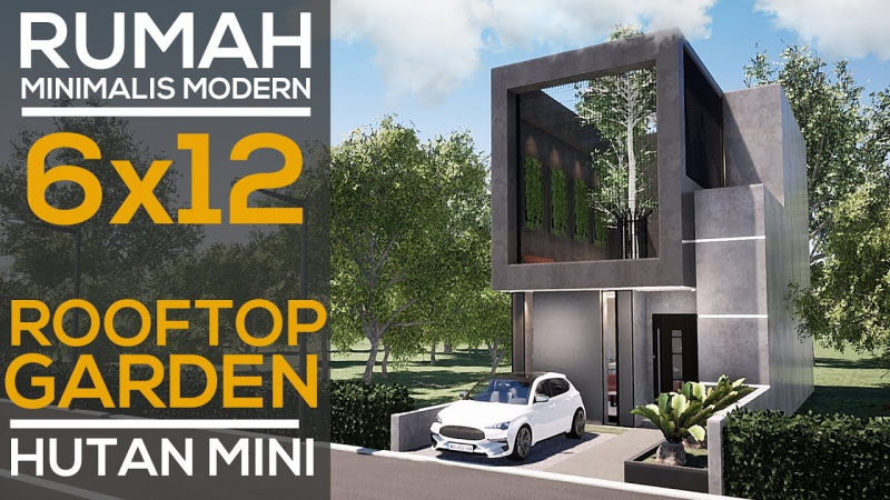 Desain Rumah Sederhana 6x12 Foto