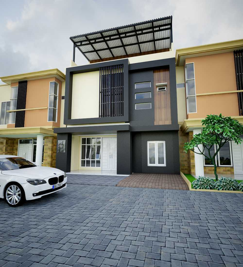 Desain Rumah Sederhana 6x12 Modern