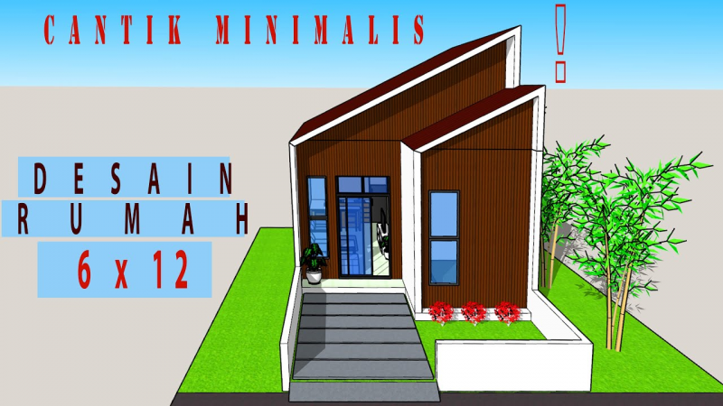 Desain Rumah Sederhana 6x12 Sederhana