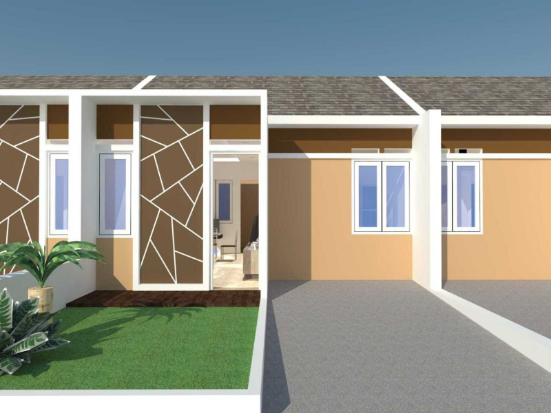 Desain Rumah Sederhana 6x12 Yang Simple