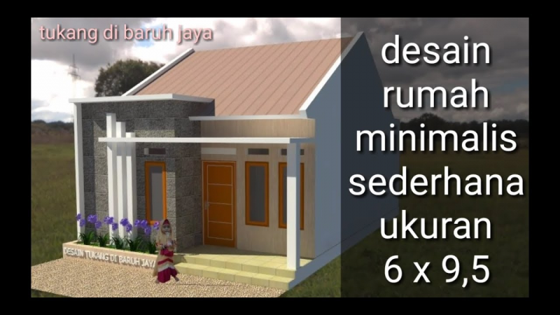 Desain Rumah Sederhana 2 Kamar Kekinian