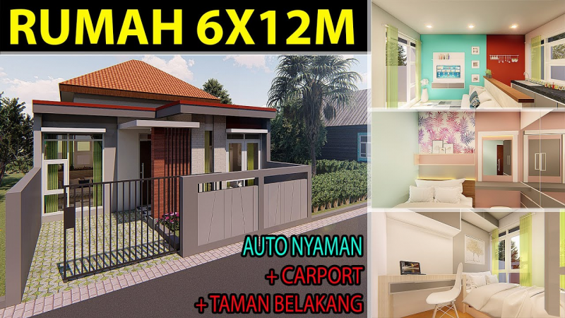 Desain Rumah Sederhana 2 Kamar Keren