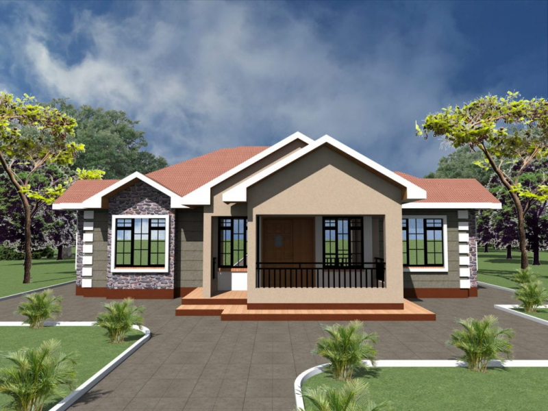 Desain Rumah Sederhana 3 Kamar Simple