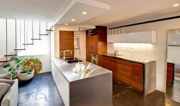 Model dapur sederhana untuk rumah yang tidak terlalu luas