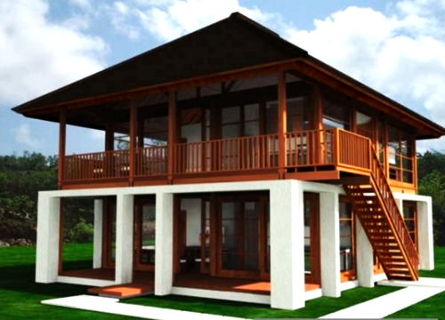 Contoh Desain Rumah Sederhana 3 Kamar di Kampung