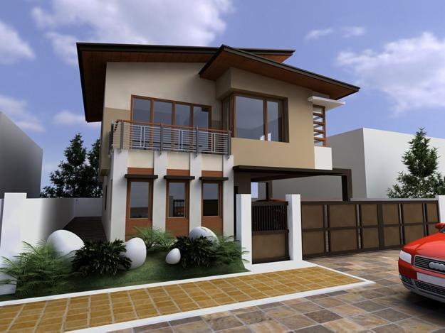 Desain Rumah Tingkat 2 Modern