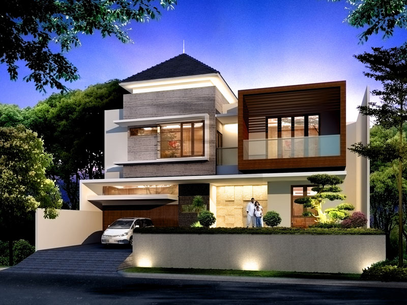 Desain Rumah Tingkat 2 Model Kekinian