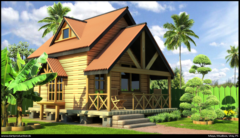 Desain Rumah Sederhana Di Desa Baru