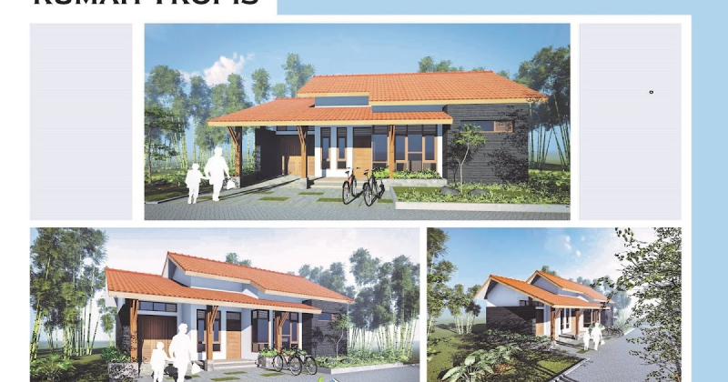 Desain Rumah Sederhana Di Desa Foto