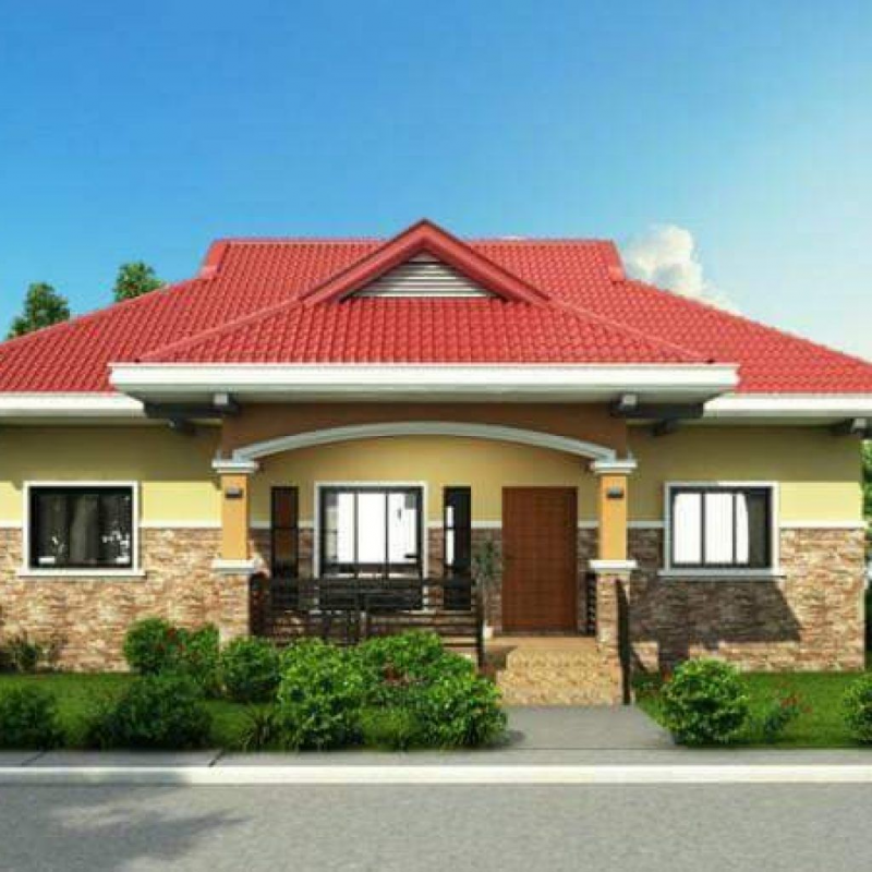 Desain Rumah Sederhana di Desa Simple