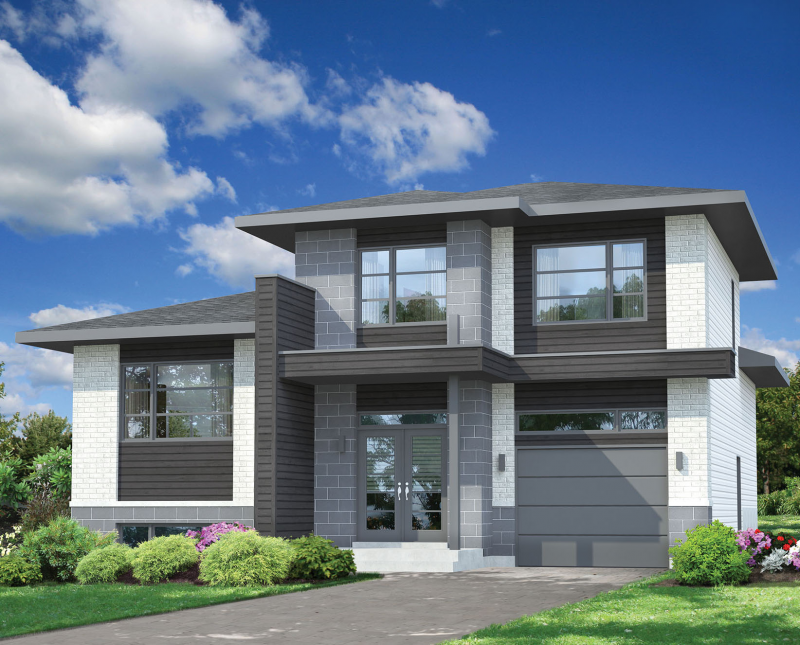 Desain Rumah Split Level Sederhana