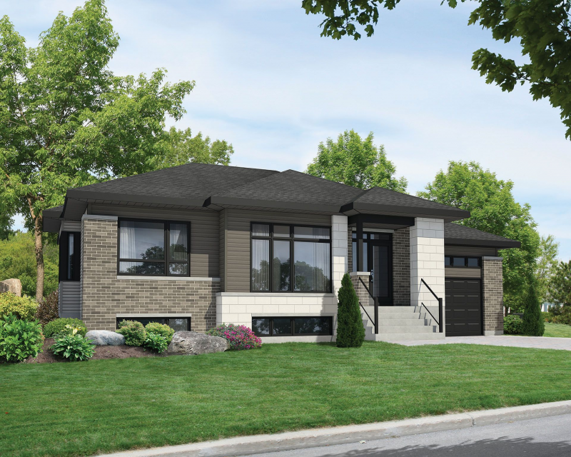 Sketsa Desain Rumah Split Level