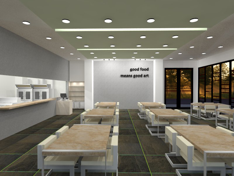 Cafe Modern Minimalis