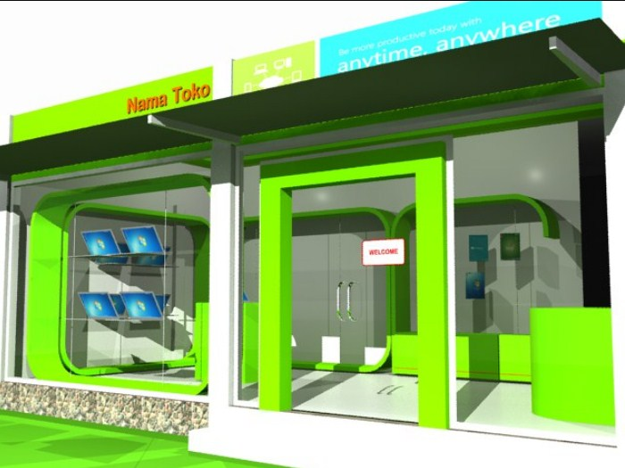 Desain Rumah Toko Sederhana Modern