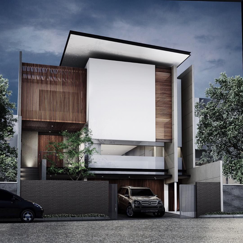 Desain Rumah Tropis Minimalis Contoh