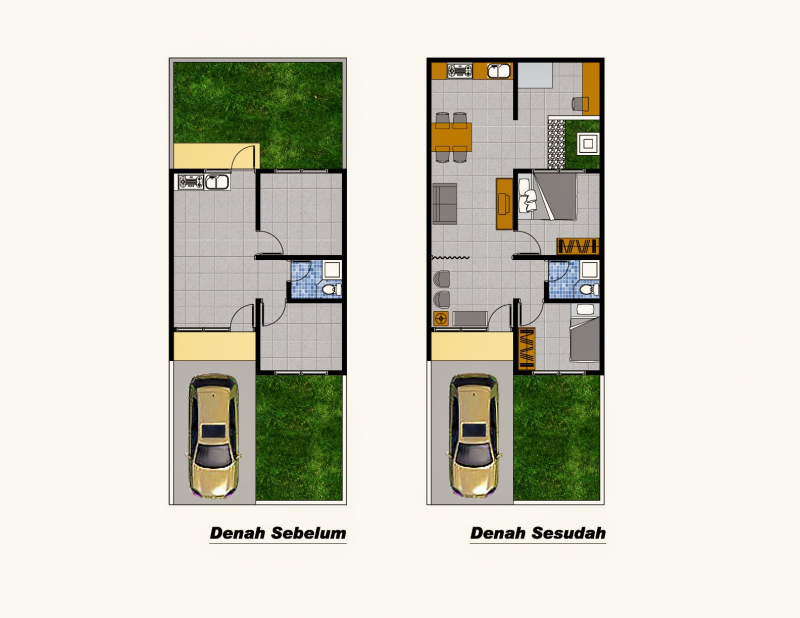 Desain Rumah Type 36 Modern